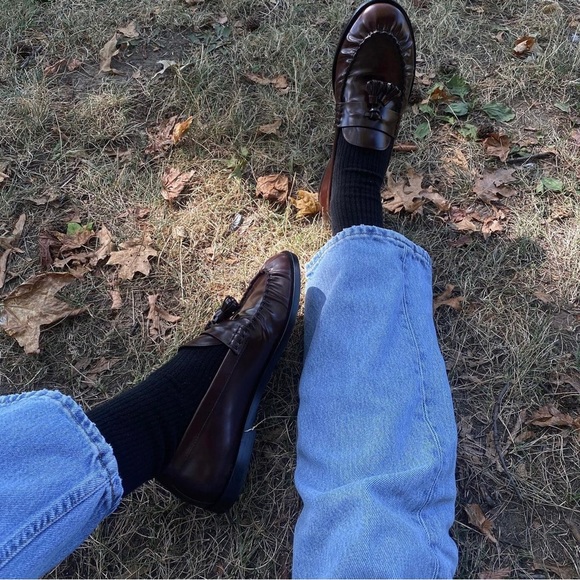 THE ROW Mens Tassel Calfskin Loafer Espresso - Picture 9 of 11